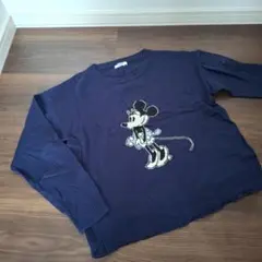 【ミニーマウス】トップス　セーター　ネイビー