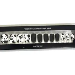【未使用】FINGER SUIT 牛柄ネイルチップ COWWOW シールタイプ