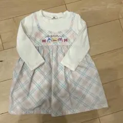 長袖ベビー服　アンパンマンワンピース　100センチ