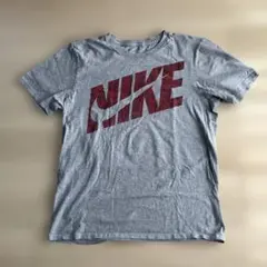 NIKE ナイキ ロゴTシャツ グレー M 半袖 古着 USAスポーツミックス
