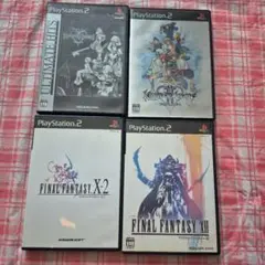 FINAL FANTASY X-2 Ⅻ キングダムハーツ 1 2 4本組 PS2