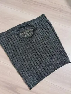 ディーゼル　風　ベアトップ　トップス　胸空き　dマーク