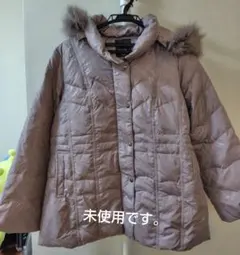 薄い紫　ダウンジャケット【L】