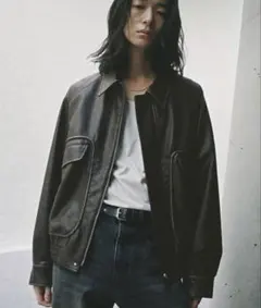 WYM ARTIFICIAL GRAIN FLIGHT BLOUSON (M)