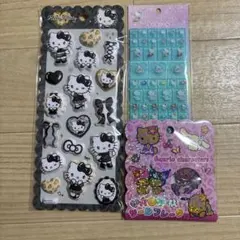 サンリオ　キティ　おはじき　タイル　シール　３点セット