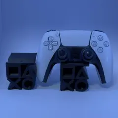 PS5コントローラースタンド ブラック 3Dプリント
