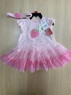 Little Me ベビーワンピース ヘアバンドセット 9Mのサムネイル