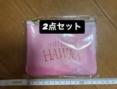 SoftBank Hawks 合皮ポーチ ピンクのサムネイル