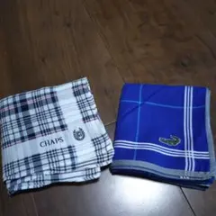 CHAPS & LACOSTE ハンカチ 2枚セット