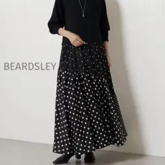 ビアズリー ドットパッチワークロングスカート - メルカリ