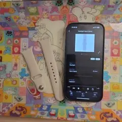 純正美品apple watch スポーツバンド　スターライト　41　mL