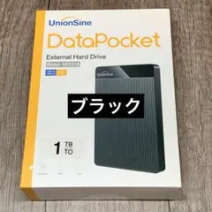 【新品未開封】UnionSine 外付けHDD 1TB【ブラック】