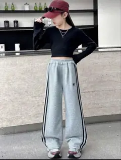 子ども　女の子　パンツ　ズボン　長ズボン　130 120 ダンス　スウェット