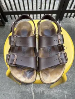 BIRKENSTOCK　25センチ　サンダル　ミラノ　39　ブラウンのサムネイル
