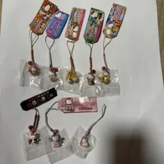 【新品未開封】ハローキティご当地根付けストラップ9個セット