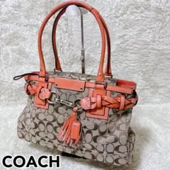 COACH Chain Handbag Gold 14527 Y2K - メルカリ