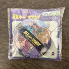 GIGO限定 銀河特急 ミルキーサブウェイ 缶バッジ カート&マックス
