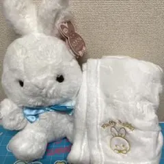 榎木島リリ様専用いっしょにぬくぬくうさぎさん ブランケット付き