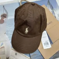 POLO RALPH LAUREN ポロ ラルフローレン ブラウンキャップ　レアのサムネイル