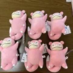 ポケットモンスター　くつろぎタイムぬいぐるみ　ヤドン 6体