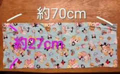 キャラクター柄生地 約70cm x 約27cm