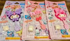 新品 ロリポップキャンディチャーム　キティー　マイメロ　クロミ　3点セット