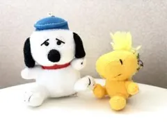スヌーピー オラフ & ウッドストック ぬいぐるみ マスコット セット