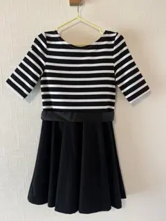 POLO ストライプ 半袖ワンピース