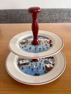 【Villeroy&Boch】 2段 クリスマスケーキスタンドのサムネイル