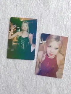 BLACKPINK ロゼ rosé ROSE トレカ 韓国限定 2枚セット 4 - メルカリ