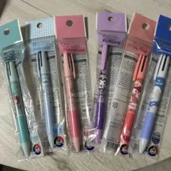 『サンリオキャラクターズ』３色ボールペン まとめ売り6本 クロミ ポチャッコ