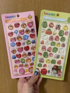 たまごっち 3Dステッカー めめっち くちぱっち