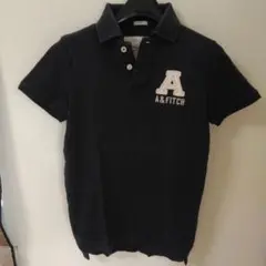 アバクロ　ポロシャツ　ネイビー　S