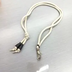 アイボリー ナイロンショルダーストラップ