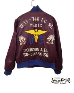 SUGARCANE EDDIE 刺繍スタジャン リバーシブル ヴィンテージ SUGARCANE EDDIE 刺繍スタジャン リバーシブル ヴィンテージ