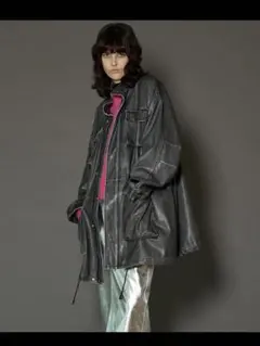 【MAISON SPECIAL】 23AW オーバーレザーブルゾン