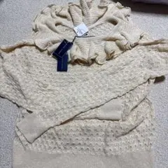 Ralph Lauren ラルフローレン　襟フリルニットセーター　サイズXXL