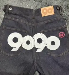 9090 完売品　ワイドデニム インディゴブルー　【美品】
