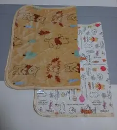 くまのプーさん 敷きパッド 60x90cm　2枚セット