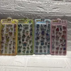 ポケモン ボンボンドロップ シール4枚セット硬いタイプ