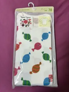 ユニクロ　ボディスーツ　きんぎょがにげた　70