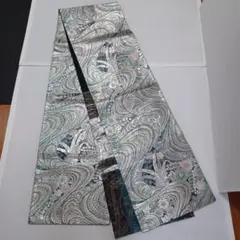 D798 訪問着 荒波 金彩 一つ紋 正絹 着物 単衣 しつけ糸付き未使用極美