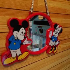 Disney【ミッキーマウス & ミニーマウス】ヴィンテージ ミラー