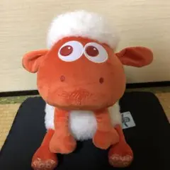 ひつじのショーン　ベビーショーン　和ショーンGBぬいぐるみ　朱色　タグ付き