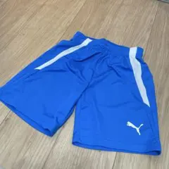 130センチ　PUMA 青 ハーフパンツ メッシュ