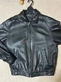 レザージャケット スタンドカラー