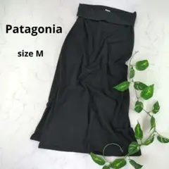 Patagonia ブラック タイトスカート スリット入りのサムネイル
