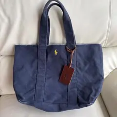 Ralph Lauren ネイビー トートバッグ