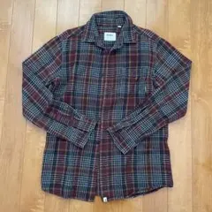 ALTAMONT メンズ 長袖 チェックシャツ ブラウン系 Mのサムネイル