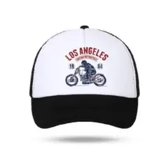 アメカジ　メッシュ　キャップ　帽子　ユニセックス　y2k ストリート バイク